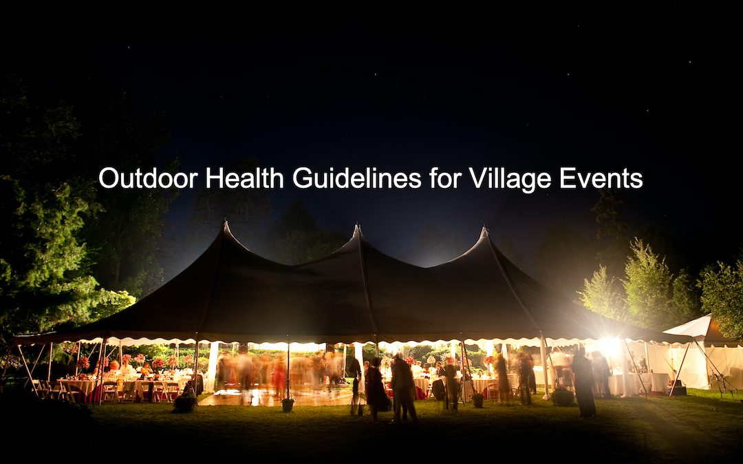 Outdoor Health Guidelines for Village Events