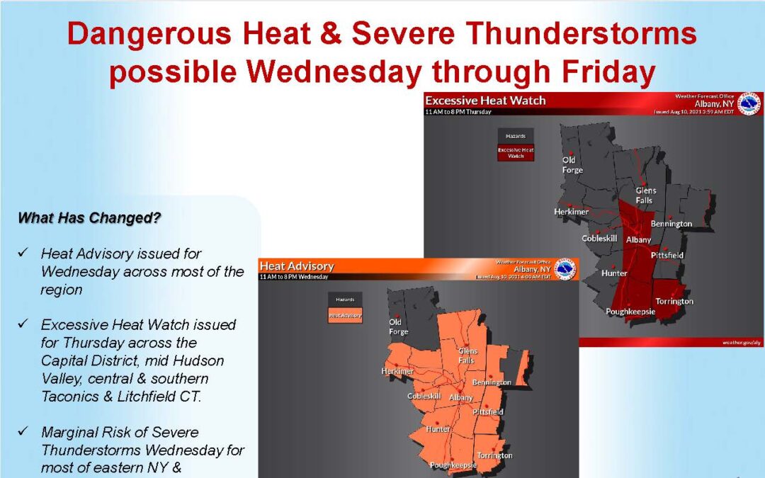 Extreme Heat and Thunderstorms Predicted August 11-13 2021