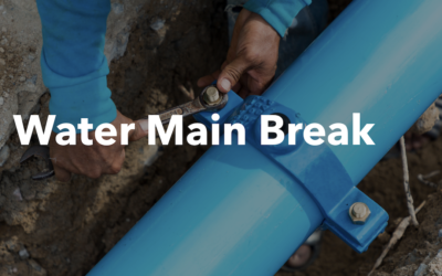 Water Main Break Route 5 West October 6, 2022 REPAIRED 8:30 PM Please See Water Boil Order