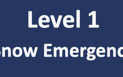 Level I Snow Emergency – No Parking Village Streets