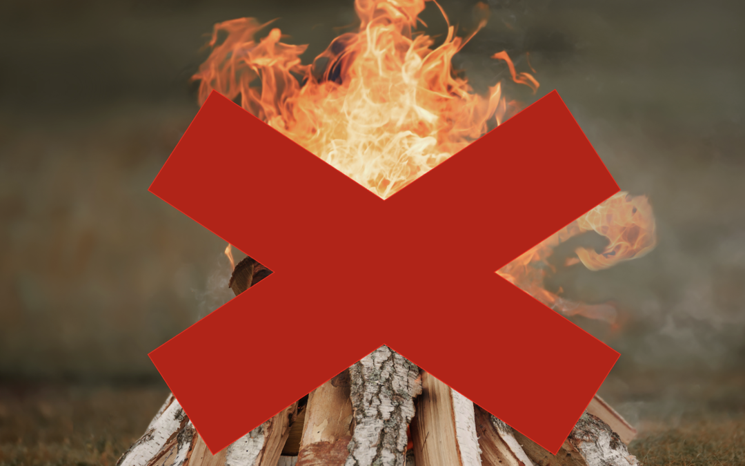 Burn Ban Issued – October 26, 2024 – LIFTED Oct 29 9:00 AM