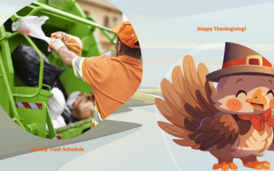 Happy Thanksgiving and Holiday Trash Services